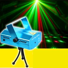 Звуковая активация Авто ротинг мини лазерный проектор светильник DJ Дискотека светодиодный сценический светильник ing для Xmas вечерние шоу клуб бар Паб свадьба