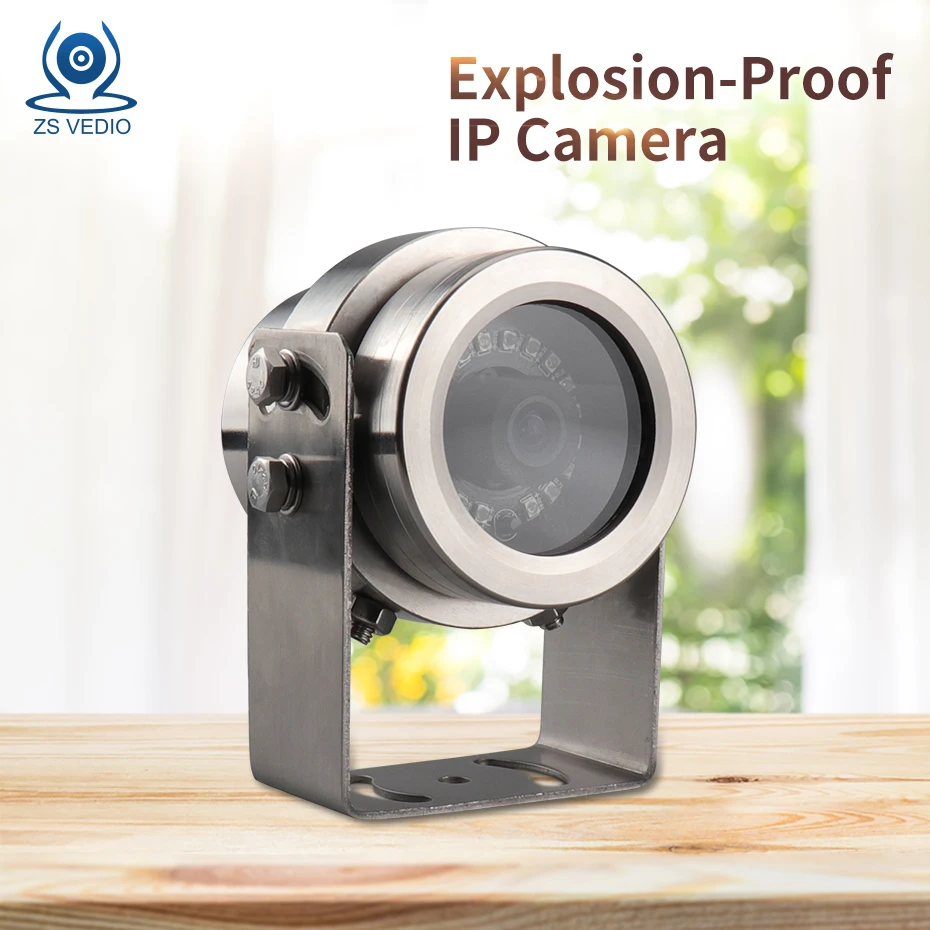 

ZSVEDIO Surveillance Cameras explosion-proof IP camera Sony2MP 5MP P2P CCTV camera IR night vision Onvif 2.1 metal monitoring