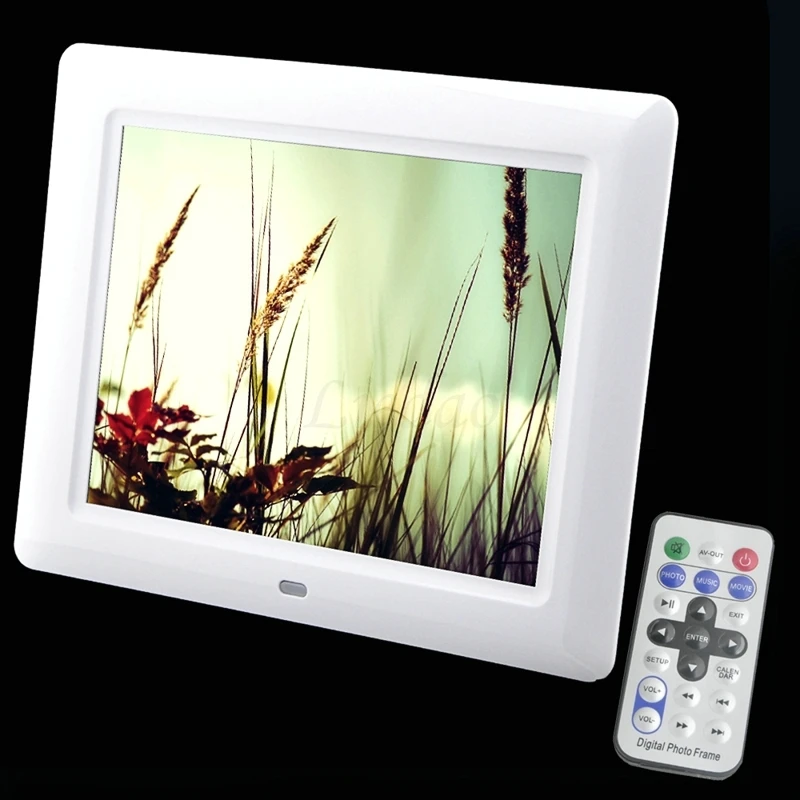 

8inch LED Backlight HD 800*600 Screen Digital Photo Frame Electronic Album Full Function Picture Music Video Porta Retrato Digit