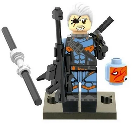 

Single Sale Super Heroes Deathstroke Aqua Man Pirates Vacation Batman Lex Luther Brick Building Blocks Children Gift Toys XH 219