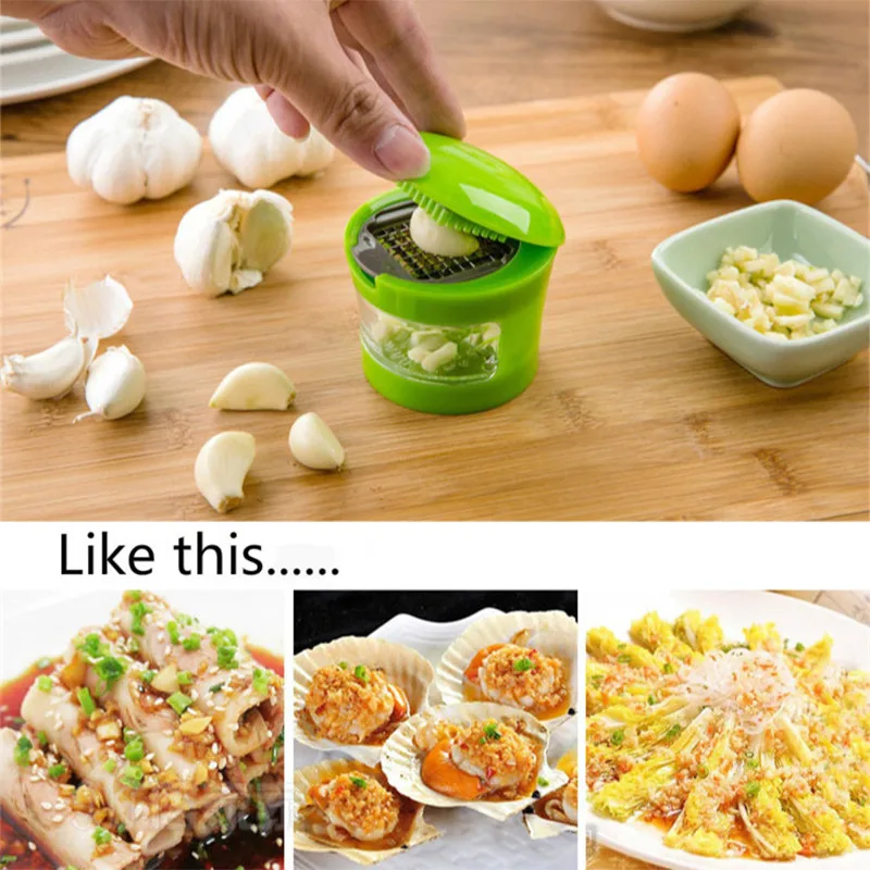 2pcs Ceramic Grater Plate Garlic Grinders Garlic Mincer Ginger Garlic Grater Kitchen Gadgets