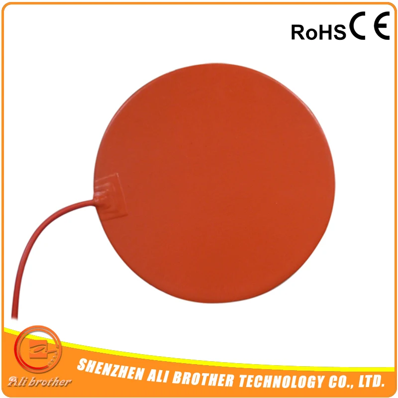 

Electric Heater Silicone Rubber Flexible Hot Plate, Round Shape 150mm 100w@24V