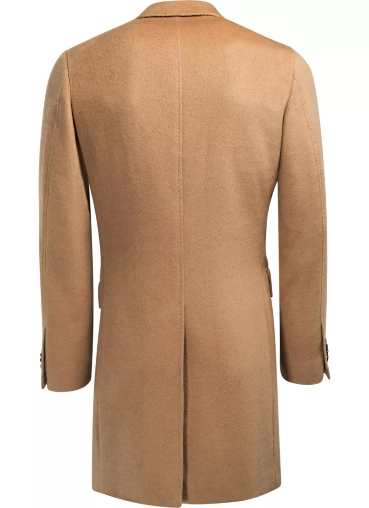 Дизайн осень-зима изготовление под заказ Тренч верблюжья шерсть кашемир двойной грудью 6 кнопок мужское длинное пальто
