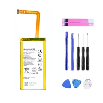 

For Huawei Honor 7 Battery HB494590EBC Replacement Li-ion Battery 3000mAh 3.8v PLK-L01 PLK-TL01H Phone Batteria Akku Free Tools