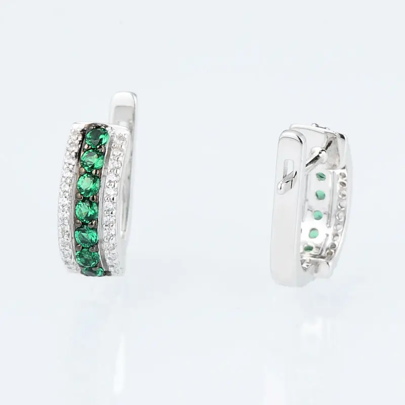 E303082GSZSK925-SV5-Silver Earrings