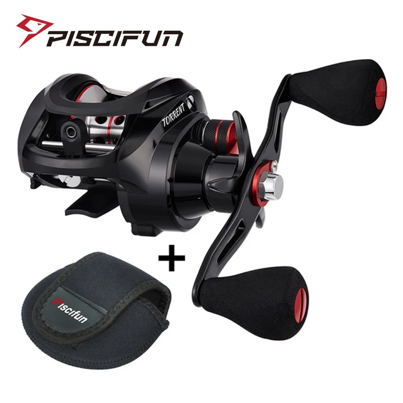 Tanie Piscifun Torrent kołowrotek z kołowrotkiem kołowrotek 8.1kg Max Drag 7.1 1 przełożenie hamulec magnetyczny lekki kołowrotek
