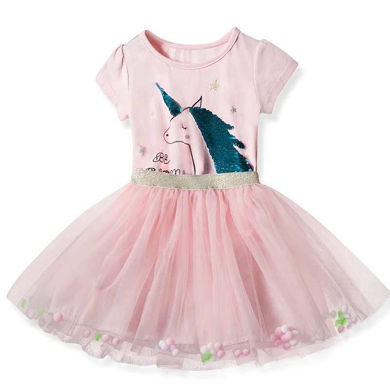 Baby Girls Unicorn Dress for 3 4 5 6 7 8 Year Birthday Outfit Rainbow ...