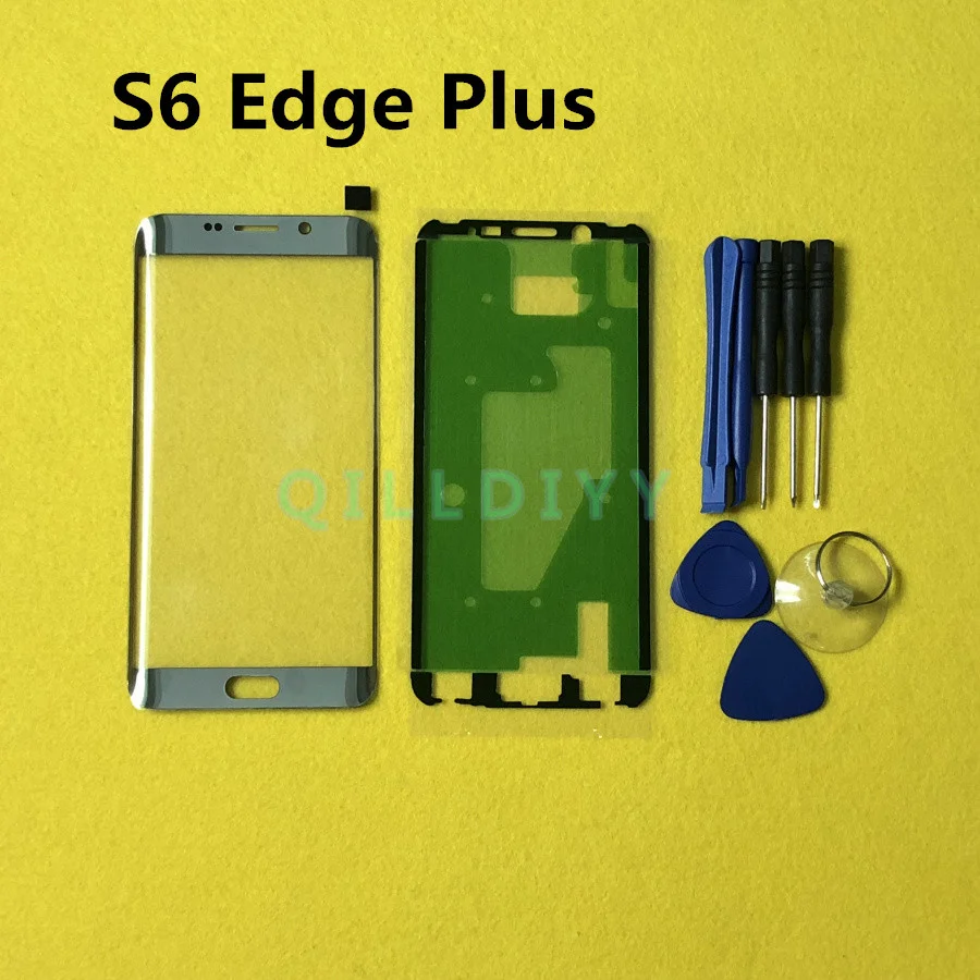 Сенсорная панель экрана для замены для samsung Galaxy S6 Edge Plus S6+ G928 G928F S6 Edge G925 G925F Передняя стеклянная внешняя линза+ Инструменты