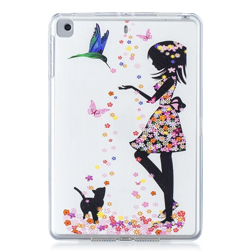 Kawaii чехол накладка с рисунком кота щенка панды для iPad Mini 4 планшета ТПУ мягкий 1 2 3