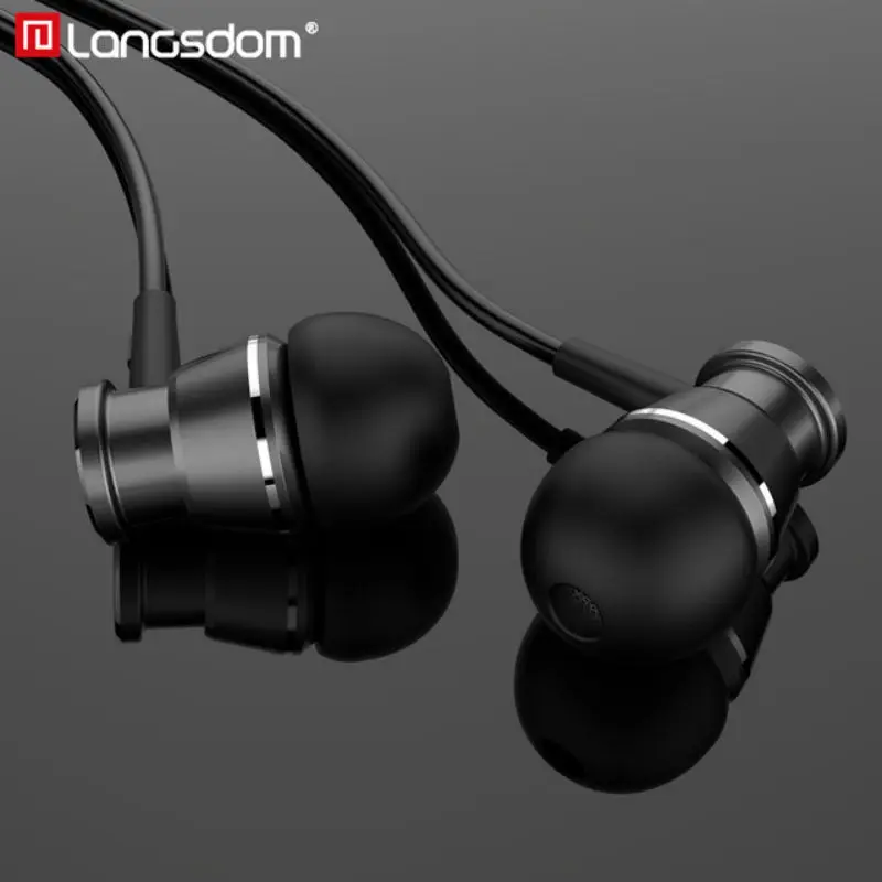 Langsdom проводные наушники вкладыши M300 портативные стереонаушники audifonos super bass M305 с