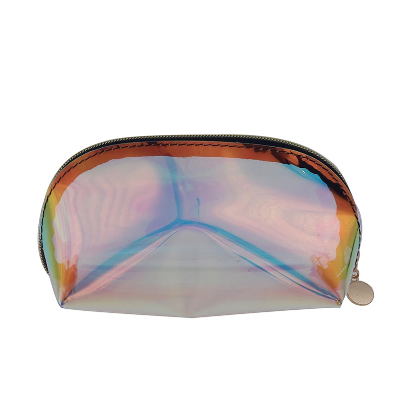 Модный Лазерный прозрачный косметический пакет, сумка для путешествий дорожный макияж, органайзер, женский набор туалетных принадлежностей, сумка для мытья