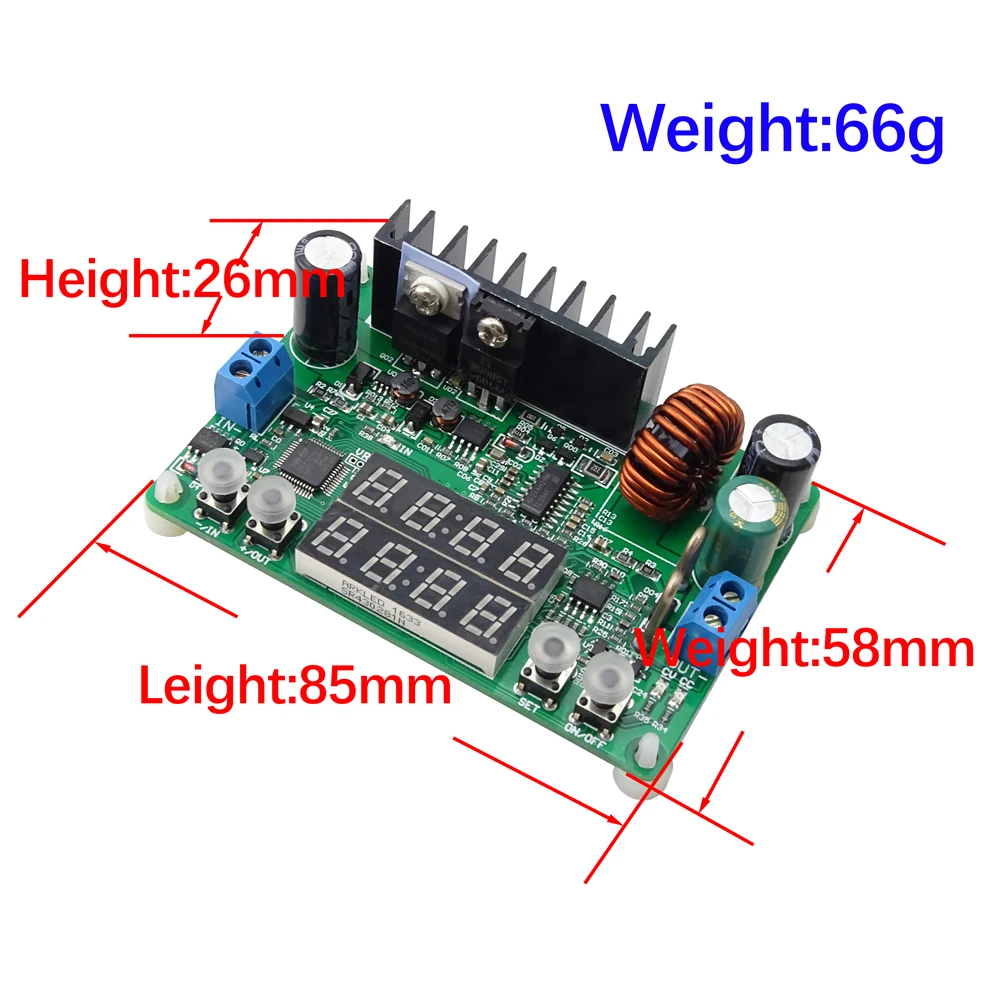 RD DP30V5A-L Constant Voltage current Step-down Programmable Power Supply module buck Voltage converter regulator LED display
