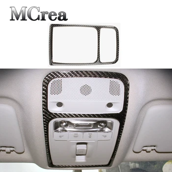 

MCrea 1pc Trim Stickers Carbon Fiber Roof Reading Lamp Panel Automobile Car Styling For Audi A3 8V 2016 2015 2014 Accessories