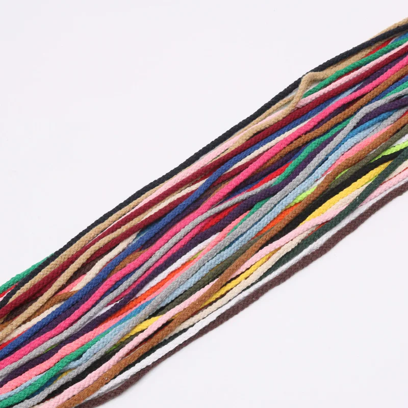 5 мм Diy аксессуары витой круглый хлопок шнур декоративная веревка хлопчатобумажная веревка ручного плетения веревка 22 цвета