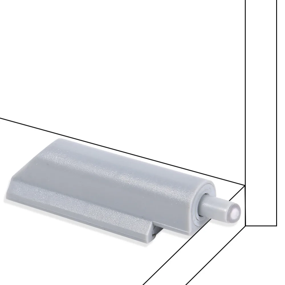 10Pcs/Lot Push To Open System Damper er For Cabinet Door Plastic Tip Door Stopper deurstopper Open Damper System