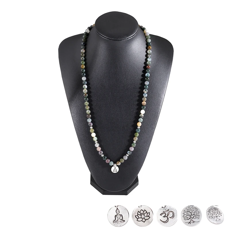 Buy Trendy 108 Natural India Beads Necklaces for Male