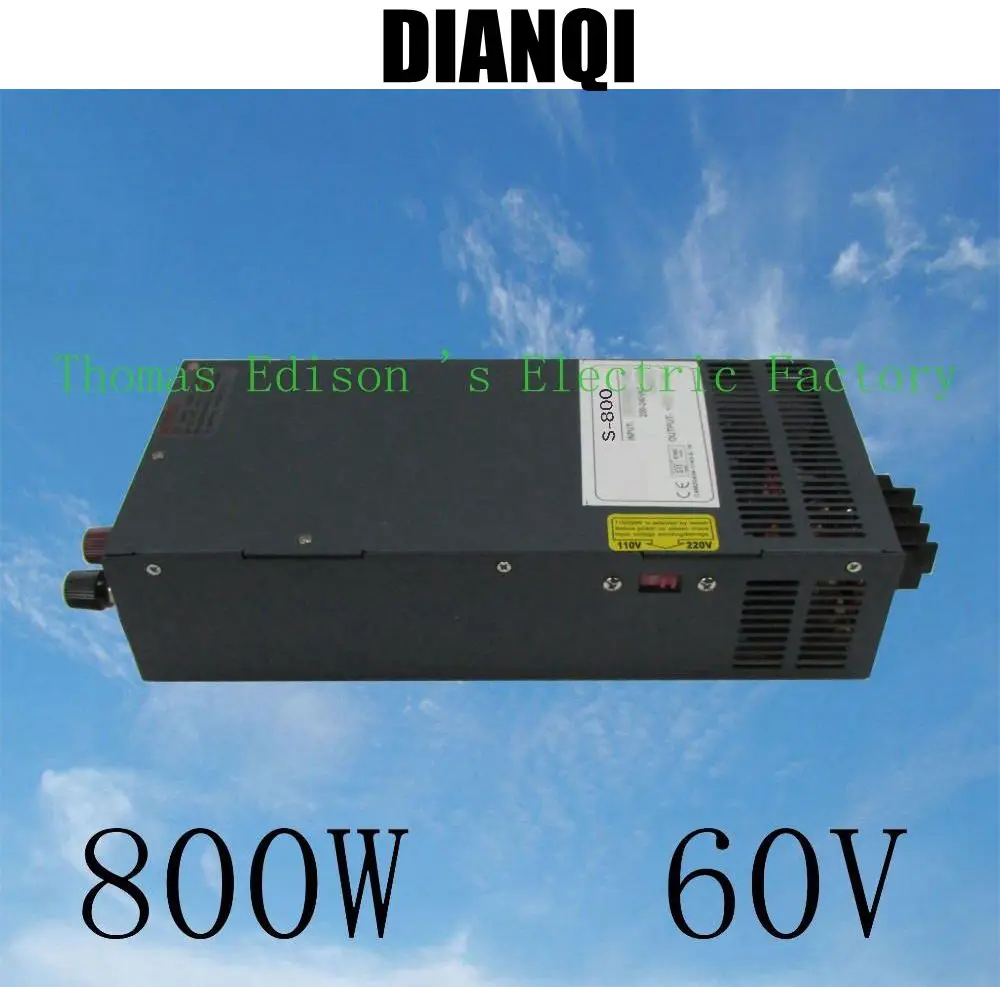 power suply 60v 800w 60v 13a power supply input 110v 220v output 60v S