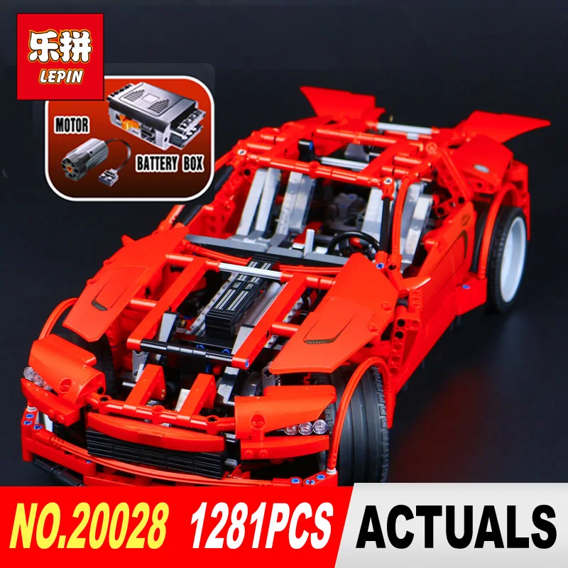 

LEPIN 20028 Technic series 1281Pcs Super car Model Building blocks Bricks Model Compatible Legoed 8070 Toy for boys gifts