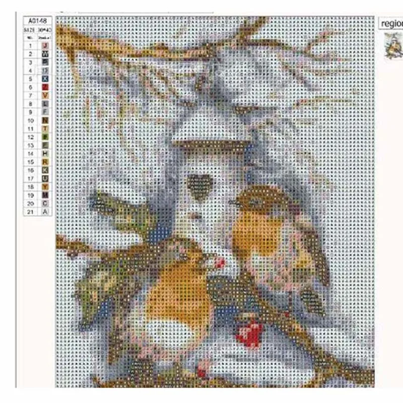 5D DIY Full Diamond Painting Cross Stitch Christmas Snow Scene Santa Claus Snowman Girl Gift Embroidery Home Decor Drop Shipping (2)