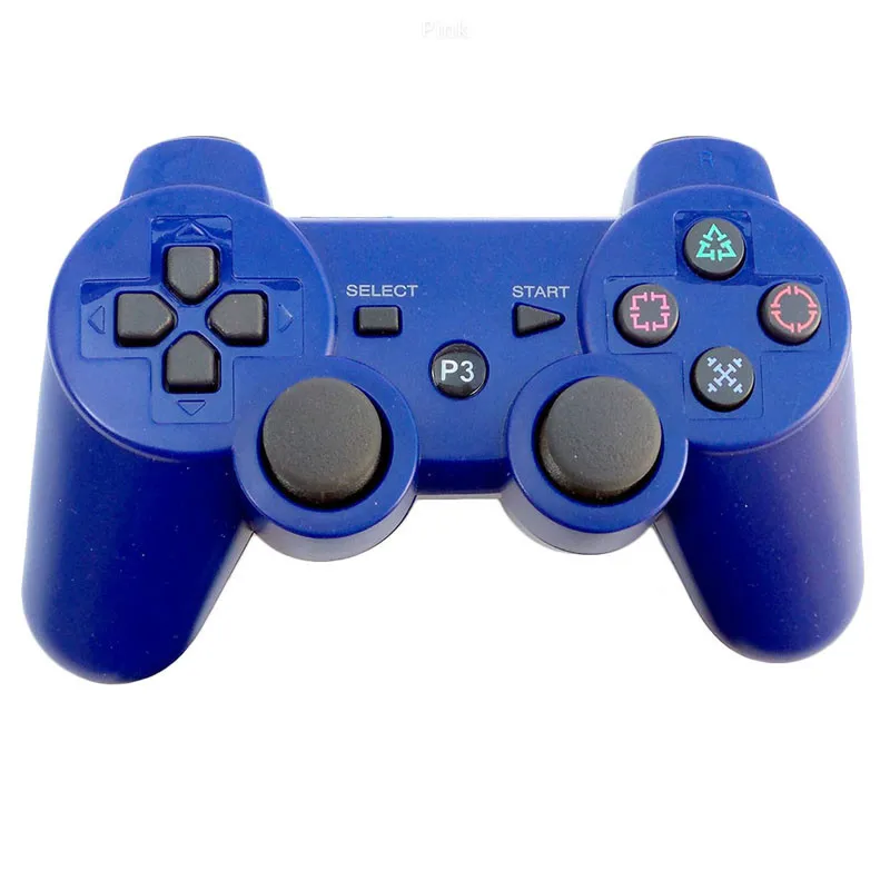 Для sony PS3 Bluetooth контроллер геймпад Манетт для sony Play Station 3 джойстик беспроводной геймпад SIXAXIS двойная вибрация - Цвет: Синий