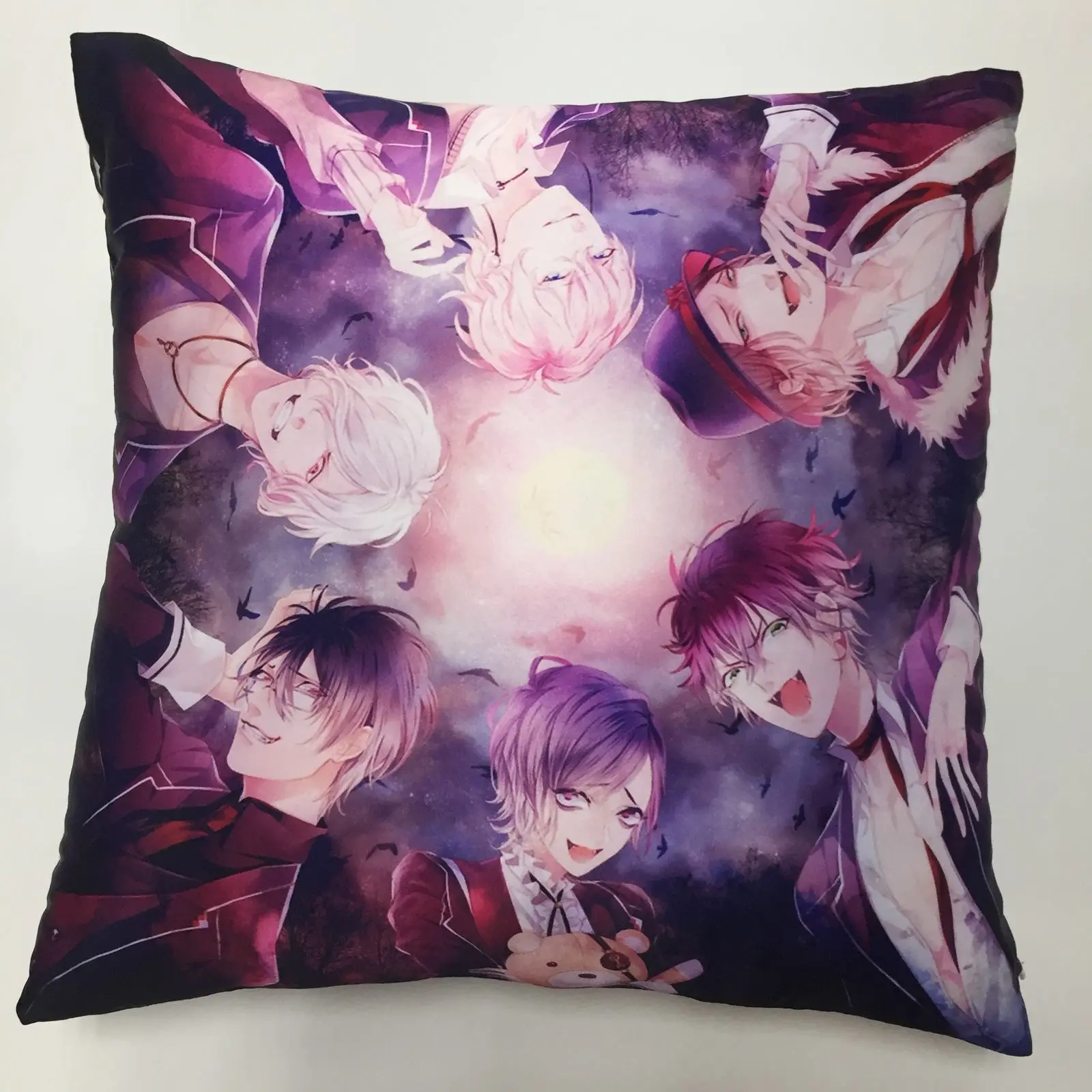 

Anime Diabolik Lovers Game Two Side Pillowcases Hugging Pillow Cushion Case Cover Otaku Cosplay Gift New 225