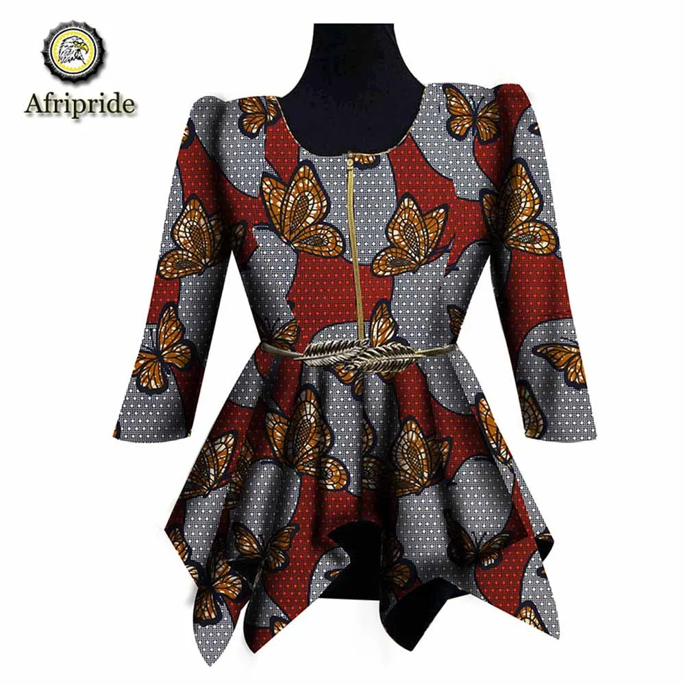 2018~2019 African women coat  pure cotton  spring&autumn ankara print dashiki bazin riche fabric AFRIPRIDE fashion coat S1824005