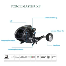 SHIMANO спиннинговые Катушки FORCEMASTER электрическое рыболовное колесо 3000XP Передаточное отношение 3,9: 1 10 подшипников высокотехнологичные рыболовные колеса