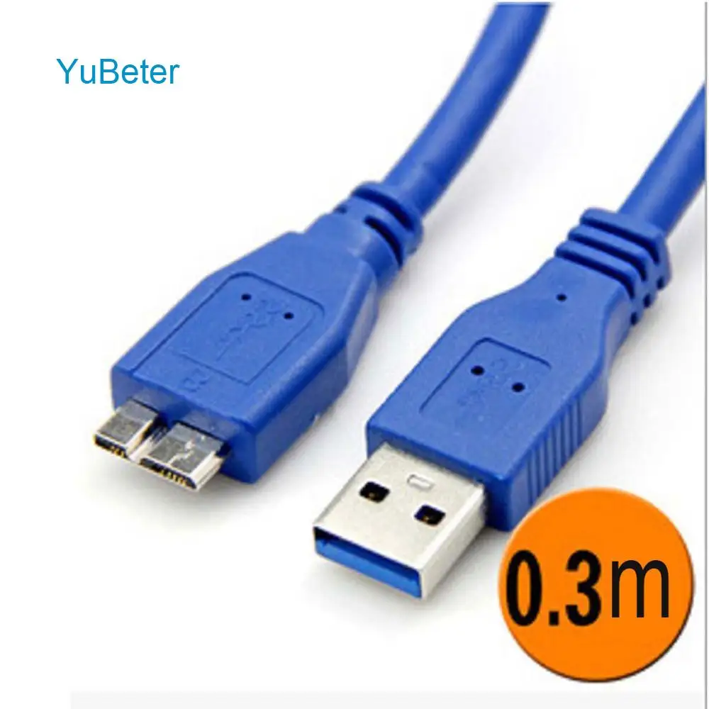 

YuBeter USB 3.0 High Speed Type A to Micro B Cable Super Data Sync Cable Cord External Hard Drive Disk HDD Cable For PC Laptop
