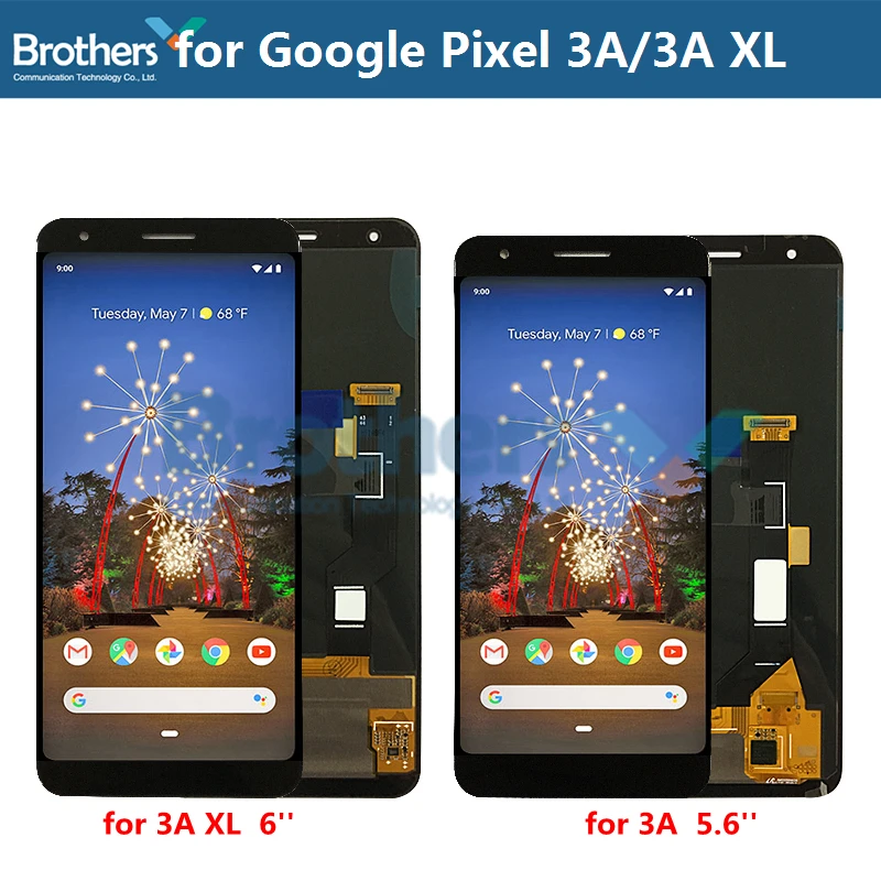 ЖК-дисплей OLED для Google Pixel 3A 3AXL ЖК-экран с сенсорным экраном дигитайзер XL в сборе