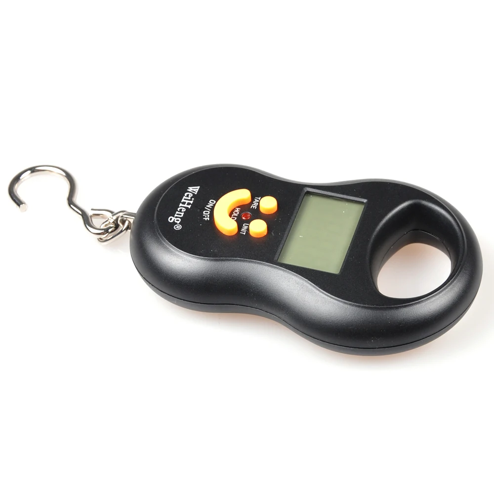 

Plastic 50kg/101g LED Digital Scale Electronic Luggage Scales Fishing Scales Load Hook With Backlight Carp Fishing Tackle Tools