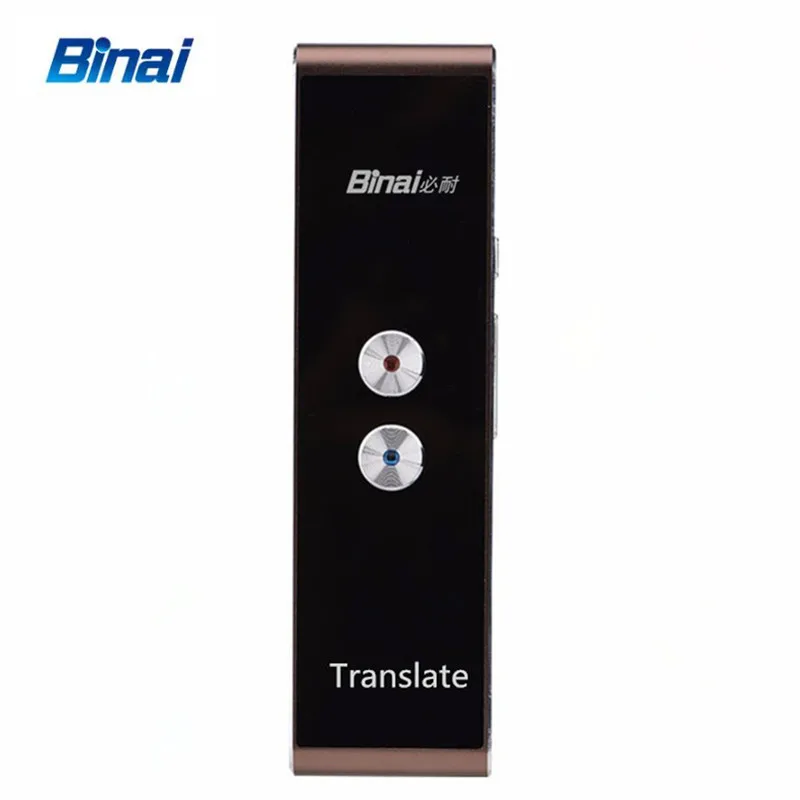 Binai VT-1 умный голосовой переводчик двухсторонний в режиме реального времени речевой интерактивный перевод для обучения путешествия