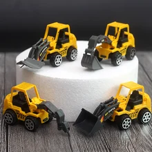 Горячая аксессуары для украшения торта инженерный грузовик экскаватор-погрузчик детский день рождения торт украшения DIY выпечки