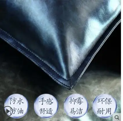 صديقة للبيئة بو أريكة مكتب جلدية عناق المخدة كرسي غطاء وسادة خصر غطاء