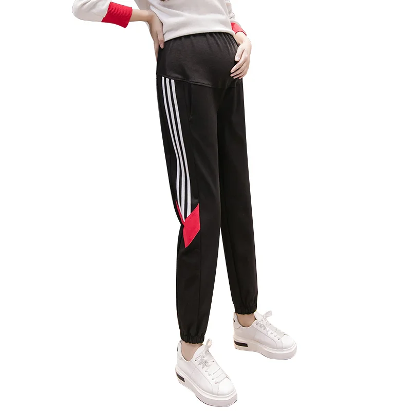 

Winter Pregnancy Sweatpants Plus Velvet Leather Pants Warm Clothing Maternity Clothes For Pregnant Women Maternity Pants