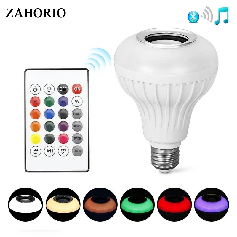 

110V 220V E27 RGB LED Bulb Lights 5W 10W 15W RGB Lampada Changeable Colorful RGBW LED Lamp With IR Remote Control+Memory Mode