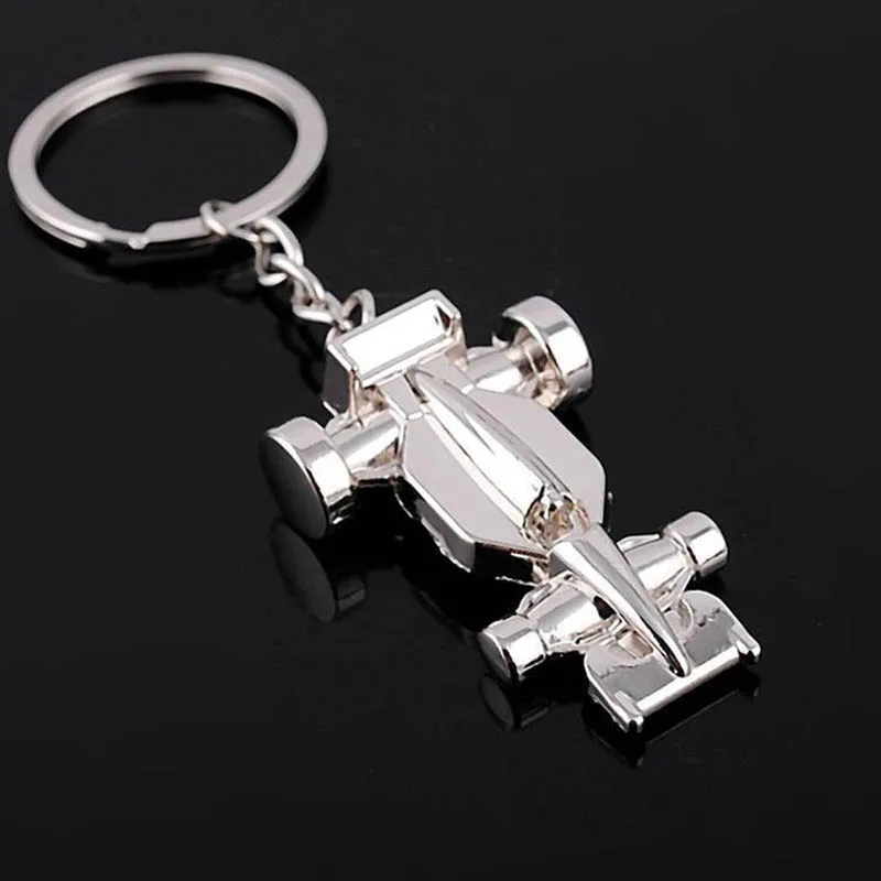 RE 12pcs/lot The Racing Enthusiasts F1 Fur Keychain Amazing Speed Race
