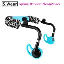 Новинка, S. Wear Stick, весенние беспроводные наушники, эластичные, Bluetooth, наушники для звонков, телефона, прозрачная, воздушная, музыкальная гарнитура с микрофоном