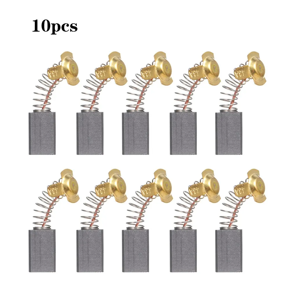 10 шт. электрическая дрель карбоновая щетка запасная часть с пружинным и медным сердечником 25 мм для Общего Электрического Инструмента двигатели роторный инструмент