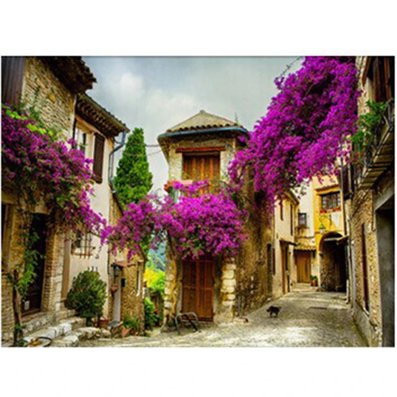 

Youran Europe Desgin Wall Art Decor Diamond Painting Cross Stitch Diamond Embroidery Kit DIY Rhinestones Handicraft Picture