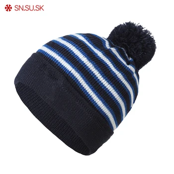 

SN.SU.SK Children Autumn Winter Hats For girl & boy Knitted Beanie Caps Double-deck Warm Hip Hop Ski Skull kids Beanies