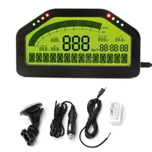Buy 9000 RPM Dashboard LCD Screen Rally Gauge Dash Race Display Bluetooth Sensor OBD2 Panels Free Shipping