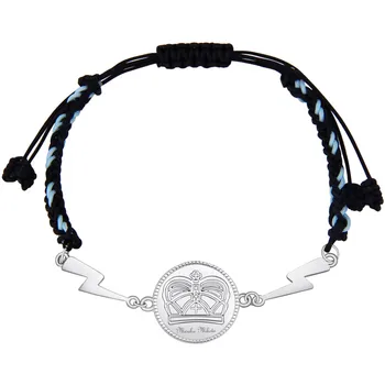 

925 Sterling Silver Toaru Kagaku no Railgun Misaka Mikoto Wristband Bracelet Hand Chain Hand Starp Cosplay Gift N1