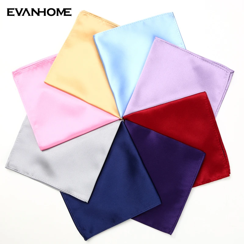 Новый бренд 2018 г. Модные Для мужчин платок высокое качество одноцветное Цвет карман квадратный платок для Для мужчин Свадебная вечеринка с