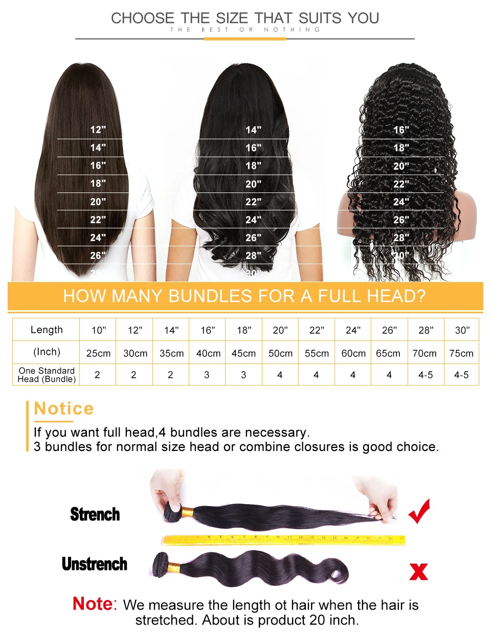Hair Villa Pre-Colored Brazilian Straight Hair 23 Bundles Human Hair Weave With 44 Swiss Lace Closure #4 Medium Brown  (14)