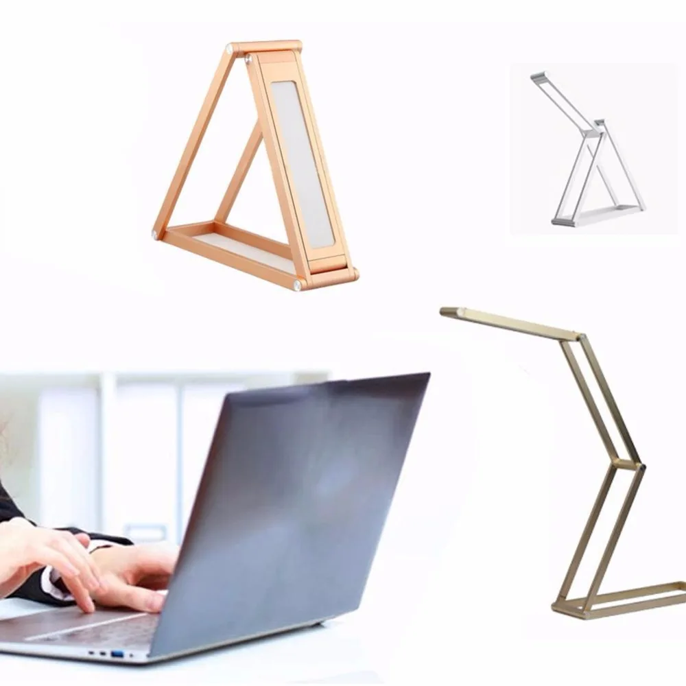 

1X 3.7V / 1000mA Battery Portable LED Desk Lamp Reading Light Four Sections Foldable Rechargeable No Glaring And Eye Protection