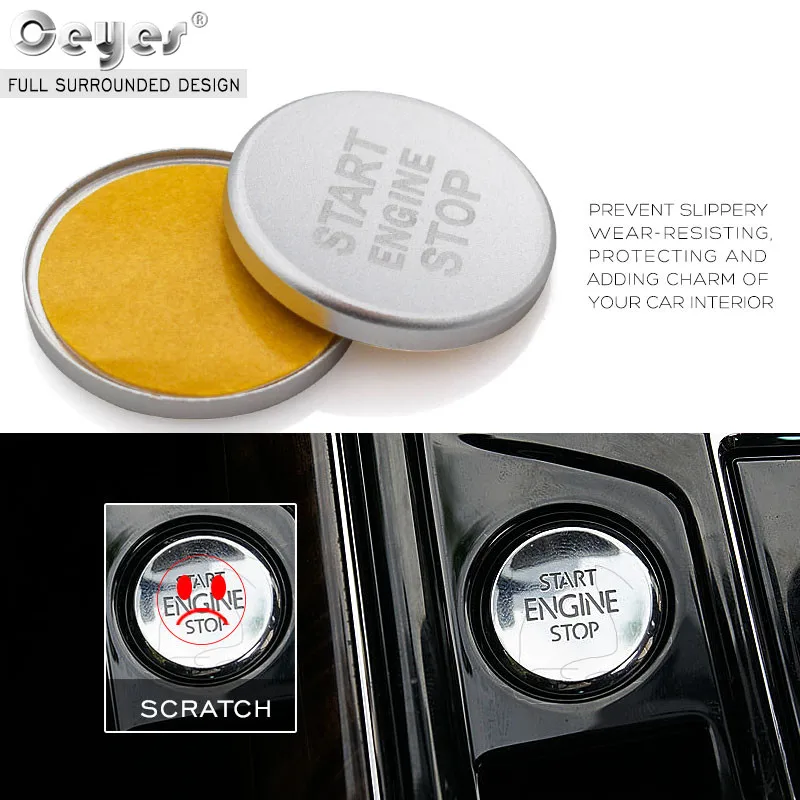 Car Start Engine Button Ring for VOLKSWAGEN (30)