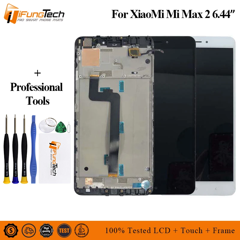 

6.44"1920x1080 IPS LCD Display For XIAOMI MI MAX 2 LCD Touch Screen for Max2 Mi Max 2 LCD Digitizer with Frame Replacement Parts