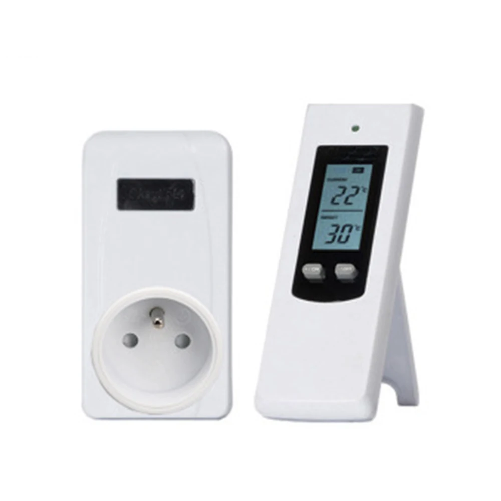 

Digital Wireless wifi Thermostat Room Temperature Controller Heating and Cooling function with Remote Control + LCD backlight