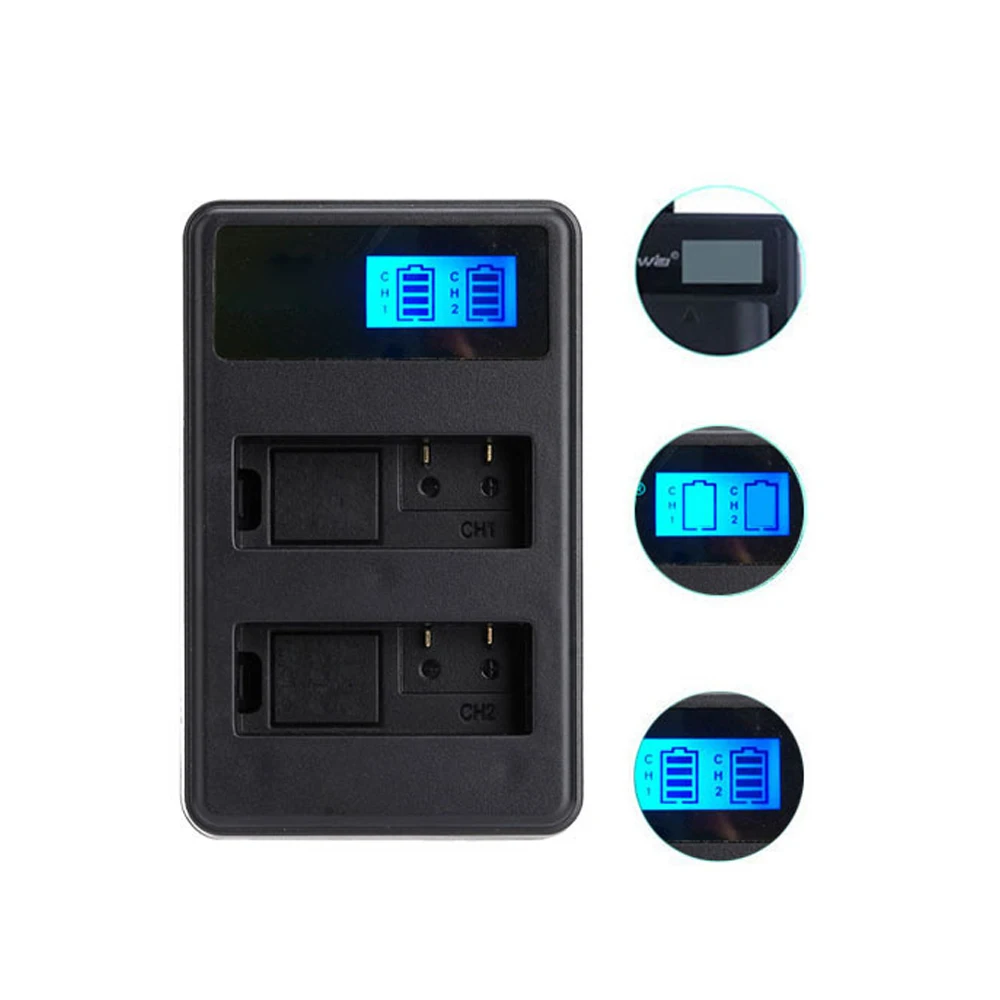 Camera Battery 2 Slots Charger For Nikon D5100 D3100 D3200 D3300