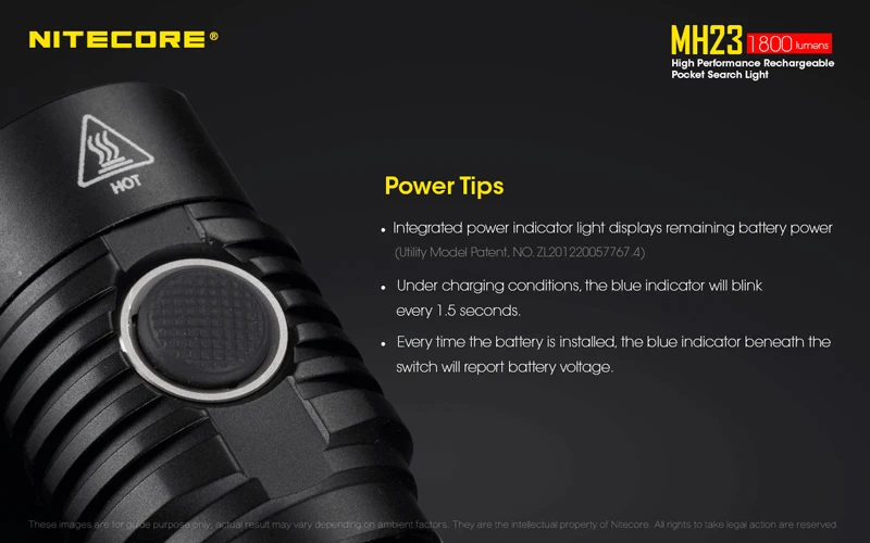 Nitecore MH23 Pocket Search Light (12)